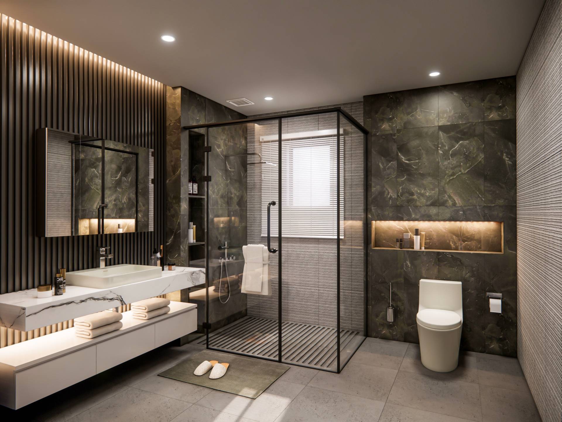 salle de bain rénovée